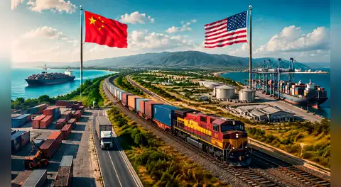El nuevo canal comercial entre el Pacífico y el Atlántico que un país de América Latina impulsa para transportar 900 vehículos en 3 días