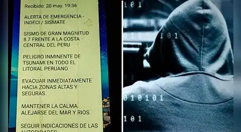 Ministerio de Justicia inicia investigación tras reporte de hackeo al SISMATE y falsa alerta de terremoto de 8,7 en Perú
