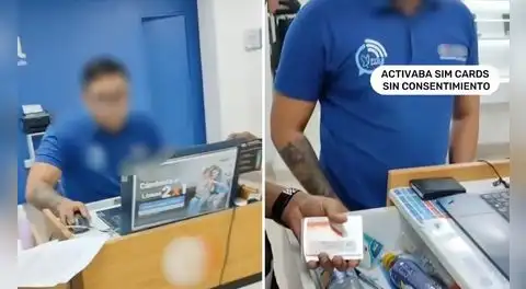 PNP captura a trabajador de telefonía que activaba chips de forma ilegal con datos de clientes: eran utilizados para extorsión y fraude informático