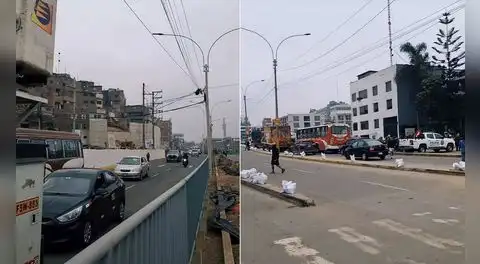 Habilitan tramo de la Carretera Central en sentido a Chosica tras obras en Cerro Candela