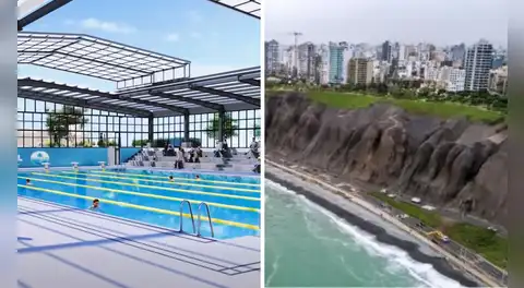 Piscina en la Costa Verde: se construye sobre terreno de 4.000 m2, será semiolímpica y costará casi S/8 millones