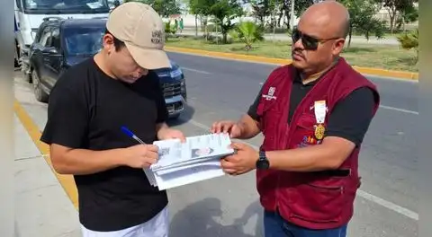 Juez de Paz Letrado de Cabana entrega depósito por reparación civil a agraviado en Chimbote