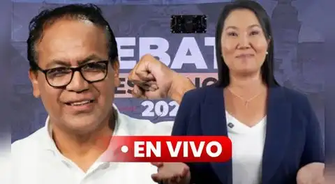 Debate Presidencial 2026 EN VIVO: Roberto Sánchez y Keiko Fujimori se enfrentan esta noche