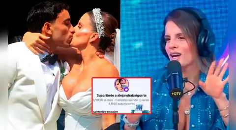Alejandra Baigorria deja en shock al revelar la fortuna que ganó por suscripciones el día de su boda con Said Palao
