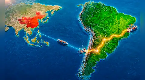 Un nuevo corredor de casi 4.000 km recorrerá 4 países de América Latina y unirá 2 océanos para fortalecer el comercio con Asia