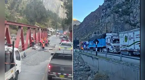 Carretera Central: obras en puente Tamboraque generan intenso tráfico en ruta Lima-La Oroya