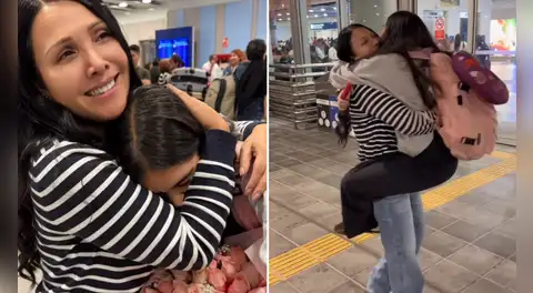 Tula Rodríguez rompe en llanto al reencontrarse con su hija Valentina Carmona tras meses separadas