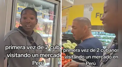 Cubanos quedan impactados tras entrar a supermercado en Perú y ver tantos alimentos: “Esto es el paraíso”