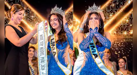 Fabianna Beretta es la nueva reina peruana: Joven limeña fue coronada Miss Top Model Perú 2026 por Marina Mora