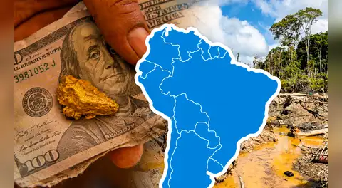 Casi el 50% del oro ilegal que sale de Sudamérica es extraído de este país: exportaciones aumentaron a US$12.000 millones en 2025