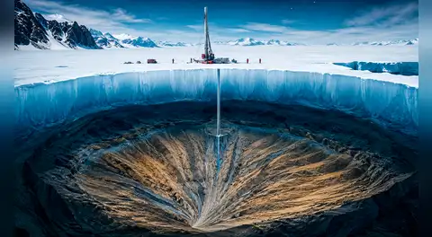 Científicos hallan bajo 3 km de hielo en la Antártida una estructura en forma de abanico que explicaría la ruptura de un supercontinente