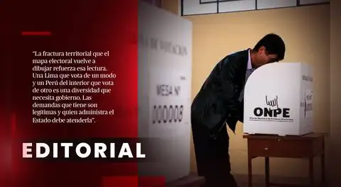 El reto de gobernar un país partido a la mitad