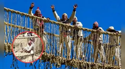 El último puente inca construido hace 600 años que la Unesco reconoció como Patrimonio Cultural: miles participan en la renovación cada año