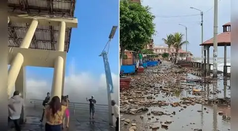 Marina de Guerra prevé que oleaje anómalo se extienda en la costa peruana hasta el 16 de junio