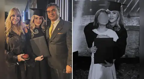 Hermana de Natalie Vértiz celebra su graduación y dedica logro a su hija con Gino Pesaressi: "Demostrarle que ella siempre puede"