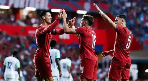 Cristiano Ronaldo quedó listo para el Mundial 2026: Portugal derrotó 2-1 a Nigeria en su último amistoso