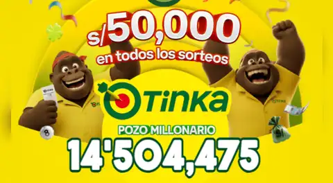 ¿Reventó? Resultados de La Tinka del miércoles 10 de junio: números ganadores, premios del Pozo Millonario, boliyapa, S/50.000 y más