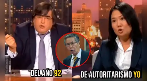 Viralizan video donde Keiko Fujimori no reconoce a su padre como un dictador y enfurece con Jaime Bayly: "¡No lo voy a aceptar!"