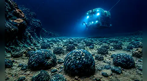 Las rocas a 4 km bajo el Pacífico que esconden más de 20.000 millones de toneladas de un tesoro submarino único en la Tierra