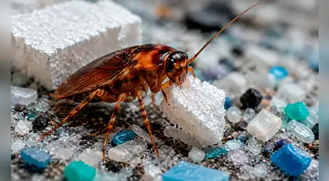 Los científicos se sorprenden: esta cucaracha no solo come plástico, sino que después puede transformarlo en energía