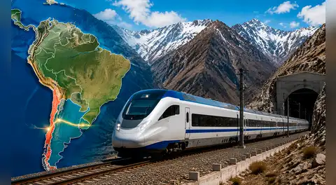 Un nuevo túnel en los Andes busca reactivar conexión ferroviaria entre 2 países de América Latina por más de US$9.500 millones