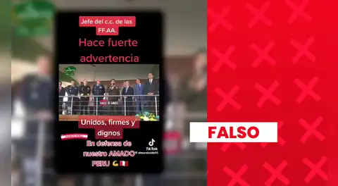 Exjefe del Comando Conjunto sí habló sobre defender el orden constitucional, pero video no guarda relación con las EG 2026: fue grabado en 2022