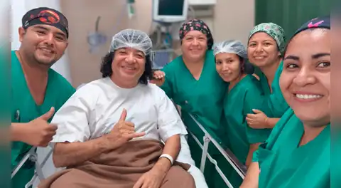 Carlos Vílchez reaparece en clínica tras ser operado y sorprende con sentido mensaje a su novia Melva: “En todo momento estuviste conmigo”