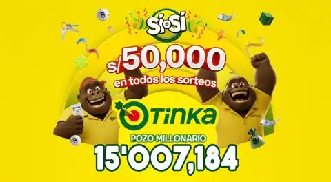 Resultados de La Tinka del domingo 14 de junio: números ganadores, premios del Pozo Millonario, boliyapa, S/50.000 y más
