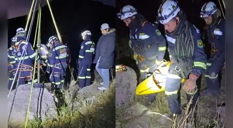 Padre de familia es hallado sin vida en el Colca tras cinco días desaparecido