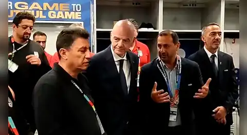 DT de Irán confrontó a Gianni Infantino en los vestuarios: "Somos la selección más oprimida del Mundial 2026"