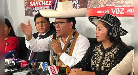 Roberto Sánchez confirma que participará en marcha nacional: "Nuestro pueblo viene mañana"