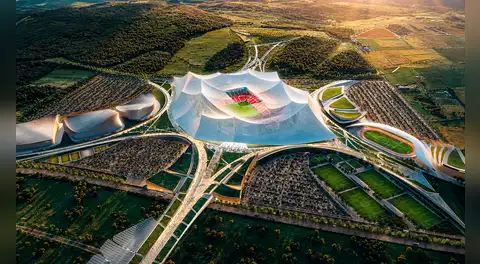 El colosal estadio de Marruecos para 115.000 personas que busca hacer historia en el Mundial 2030: una arquitectura futurista