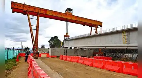 Colombia construye impresionante puente de más de 500 metros que será clave del primer tren eléctrico regional del país
