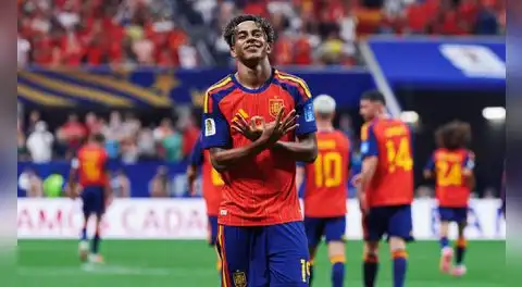 Lamine Yamal y Mikel Oyarzabal guían la goleada de España sobre Arabia Saudita en Atlanta (4-0)