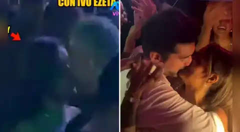 Shirley Arica es ampayada besándose con su exnovio Ivo Ezeta y luego con Pablo Heredia en diferentes discotecas, según Magaly