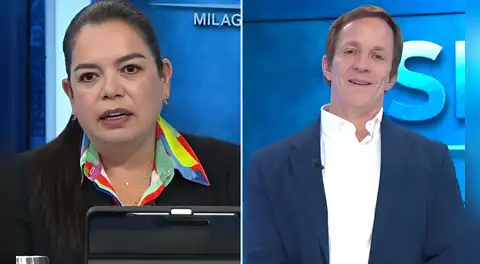 Alcalde Francis Allison pasa incómodo momento tras frío comentario de Milagros Leiva en TV: "Creció sin papá, hay que decirlo"