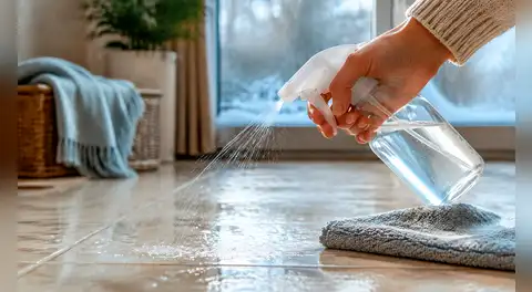 Por qué los expertos recomiendan usar vinagre en el piso en invierno: un truco casero económico y muy efectivo