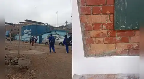 Escolares estudian entre humedad y muros dañados tras aniego en SJL: padres denuncian riesgo y exigen reubicación