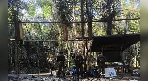 Loreto: Hallan megalaboratorio narco del grupo armado ‘Comandos de Frontera’