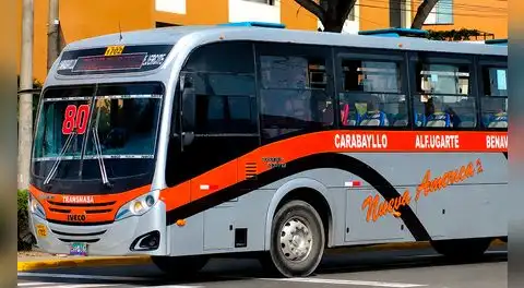 Ruta 1180 cambia de nombre desde julio: empresa Nueva América anuncia nuevo código para su servicio entre Carabayllo y SJM