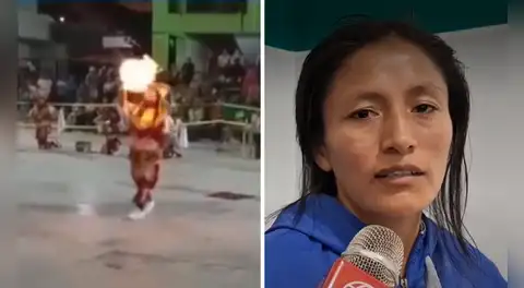 Escolar sufre graves quemaduras durante danza de tijeras con fuego en colegio de Junín: fue llevada al hospital
