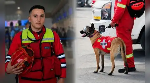 Bombero venezolano deja Perú para ayudar a las víctimas del terremoto en su país: "No es fácil volver así"