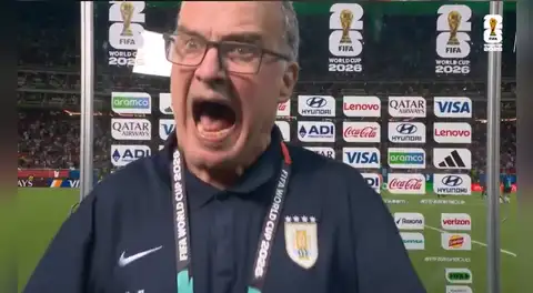 Marcelo Bielsa perdió los papeles y empezó a gritar en plena entrevista tras eliminación de Uruguay del Mundial 2026: "¡Dale de una vez!"