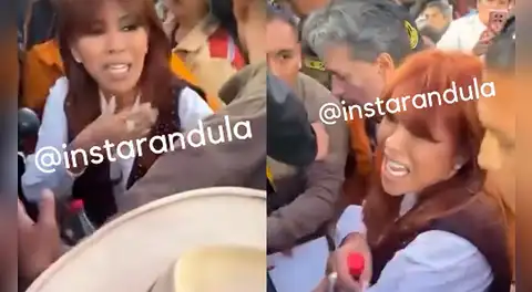 Magaly Medina vivió terrible momento en Cajamarca en pleno evento taurino y explota en furia: "Alguien me vació cerveza"
