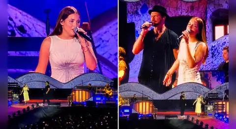 Abril Zignago, hija de Gian Marco, desata polémica al cantar 'Fuiste tú' con Ricardo Arjona: usuarios critican su presentación