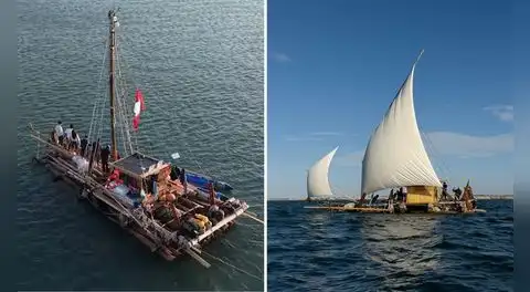 Hazaña en Piura: reconstruyen de cero balsa ancestral usada por última vez hace casi un siglo