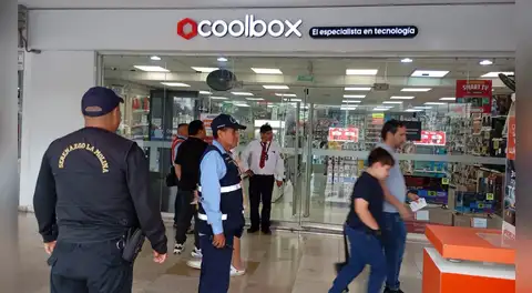 Delincuentes atan a trabajadores y roban tienda Coolbox en centro comercial de La Molina