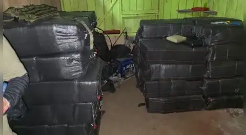 Loreto: Incautan casi 10 toneladas de marihuana en operativo conjunto de Perú y Colombia