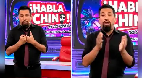 Aldo Miyashiro conmueve al anunciar en vivo el final definitivo de su programa en Willax: “Hoy termina ‘Habla chino’”