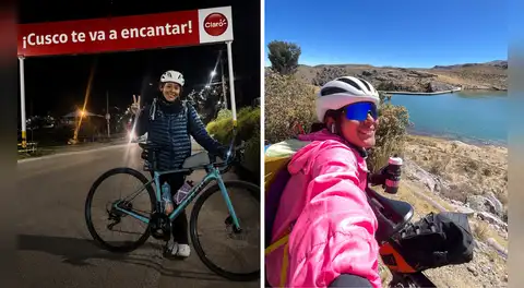 Peruana viajó de Lima a Cusco en bicicleta y sorprende en redes: recorrió más de 1.000 km en 65 horas